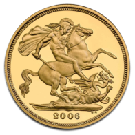 British Gold Half Sovereign