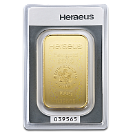 100 Gram Heraeus Minted Gold Bar