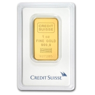 1 Ounce Credit Suisse Gold Bar