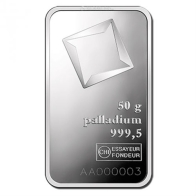 50 Gram Valcambi Palladium Bar
