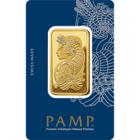 1 Ounce PAMP Fortuna Gold Bar