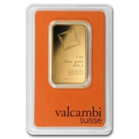 1 Ounce Valcambi Gold bar