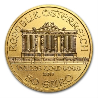 1/2 Ounce Austrian Philharmonic Gold Coin
