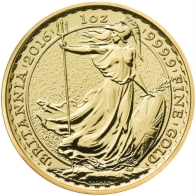 1 Ounce British Britannia Gold Coin