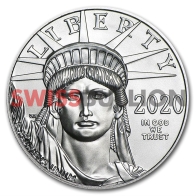1 Ounce 2020 Platinum American Eagle Coin