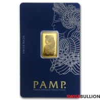 5 Gram PAMP Fortuna Gold Bar