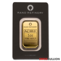 1 Ounce Loxodonta Africa Gold Bar (Rand Refinery)