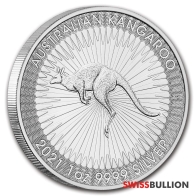 1 Ounce 2021 Silver Kangaroo Coin