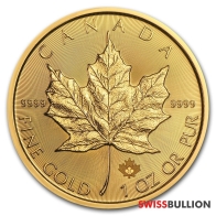 1 Ounce 2021 Maple Leaf Gold Coin