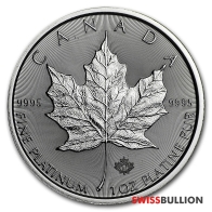 1 Ounce 2021 Platinum Maple Leaf Coin