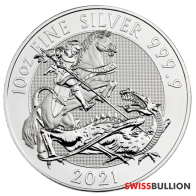 2021 10 Ounce Silver British Valiant Coin