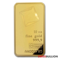 10 Ounce Valcambi Gold bar
