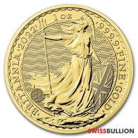 1 Ounce 2022 British Britannia Gold Coin