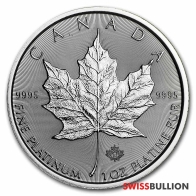 1 Ounce 2022 Platinum Maple Leaf Coin