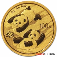 2022 Chinese Panda 8 Gram Gold Coin