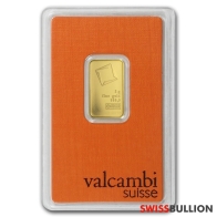 5 Gram Valcambi Gold bar