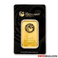 50 Gram Perth Mint Gold Bar