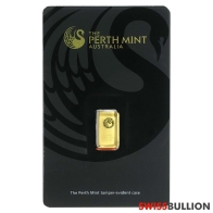 1 gram Perth Mint Gold Bullion Bar