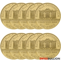 Wholesale 10 x 1 Ounce Philharmonic Gold Coins