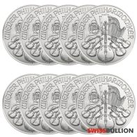 Wholesale 10 x 1 Ounce Platinum Philharmonics