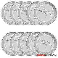 Wholesale 10 x 1 Ounce Platinum Kangaroo Coin