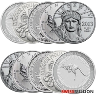 Wholesale 10 x 1 Ounce Platinum Coin - Brand of our Choice