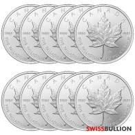 Wholesale 10 x 1 Ounce Palladium Maple Leaf Coin