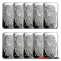 Wholesale 10 x 1 Ounce PAMP Fortuna Palladium Bar
