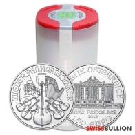 Tube of 20 x 2023 Silver 1 Ounce Philharmonics