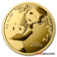 2023 Chinese Panda 15 Gram Gold Coin