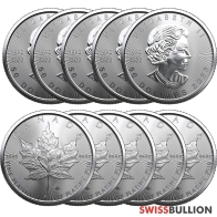 Wholesale 10 x 1 Oz 2023 Platinum Maple Leaf Coin