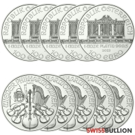 Tube of 10 x 1 Ounce 2023 Platinum Philharmonics