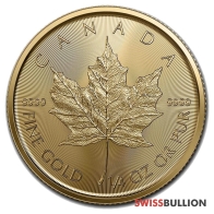 1/4 Ounce 2023 Maple Leaf Gold Coin