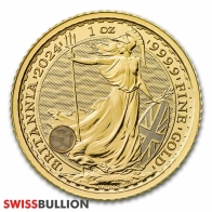 1 Ounce 2024 British Britannia Gold Coin