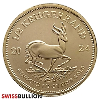 2024 1/2 Ounce Krugerrand Gold Coin
