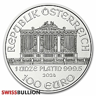 1 Ounce 2024 Platinum Austrian Philharmonic Coin