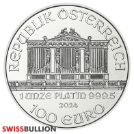 1 Ounce 2024 Austrian Philharmonic Platinum Coin