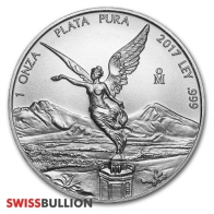 1 Ounce Silver Mexican Libertad Silver Coin - Mixed Years