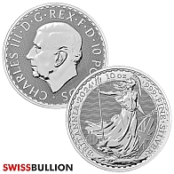 10 Ounce 2024 Silver British Britannia Coin
