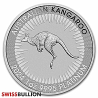 1 Ounce 2024 Platinum Kangaroo Coin
