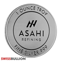 1 Ounce Asahi Silver Round