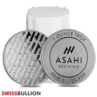Tube of 20 x 1 Ounce Asahi Silver Round