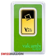 1 Ounce Valcambi Green Gold bar