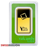 100 Gram Valcambi Green Gold Bar