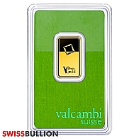 10 Gram Valcambi Green Gold bar