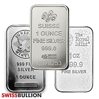 1 oz Silver Bar - different manufacturers