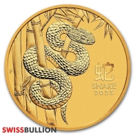 2025 Perth Mint 1/2 Ounce Lunar Year of the Snake Gold Coin