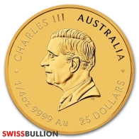 2025 Perth Mint 1/4 Ounce Lunar Year of the Snake Gold Coin