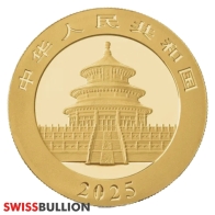 2025 Chinese Panda 15 Gram Gold Coin