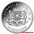 Tube of 20 x 2023 Somalian Elephant 1 Oz African Wildlife Silver Coin